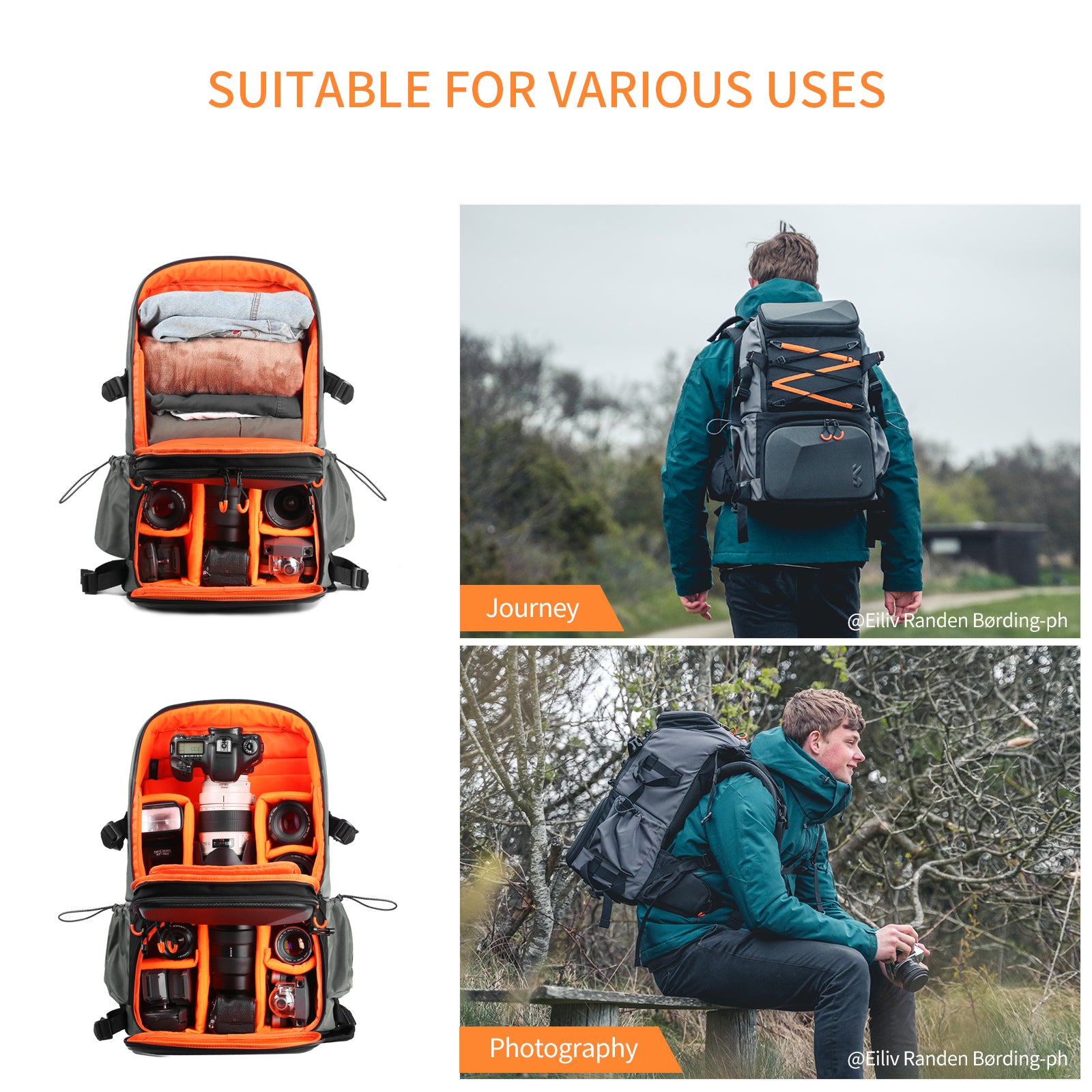 32L Pro Large Camera Backpack for 17 32L Pro Large Camera Backpack for 17